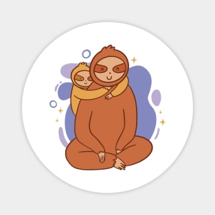 Sloth Mom   P R t shirt Magnet